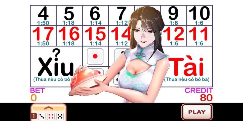 Cửa cược trong game Tài Xỉu 188Bet